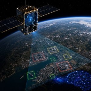 satellite finds its own