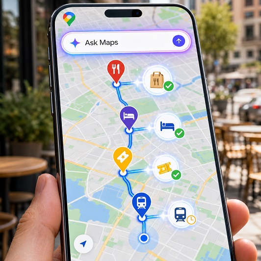 google maps now